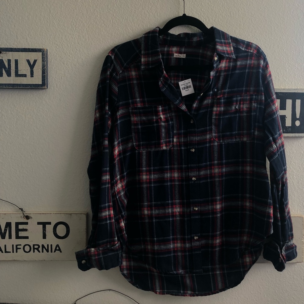 SOLD❗️BRAND NEW W/TAGS HOLLISTER FLANNEL